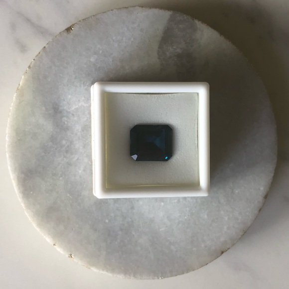 London Blue Topaz 10ctw Emerald Cut Loose Stone - Picture 4 of 8